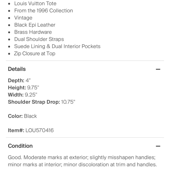 Louis Vuitton Vintage Black Purse - Picture 3 of 14